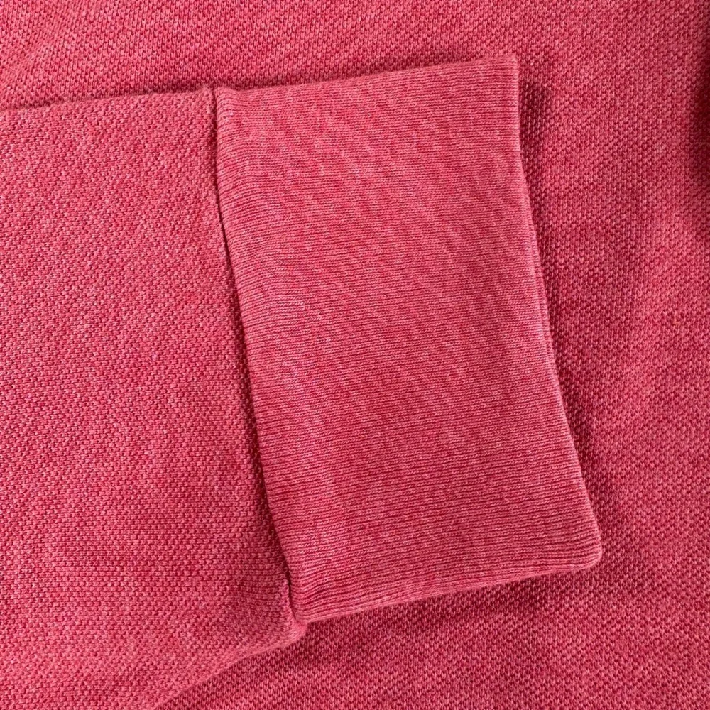 Polo Ralph Lauren Polo Shirt Mens LG Large‎ Pink Long Sleeve Classic Fit Pique